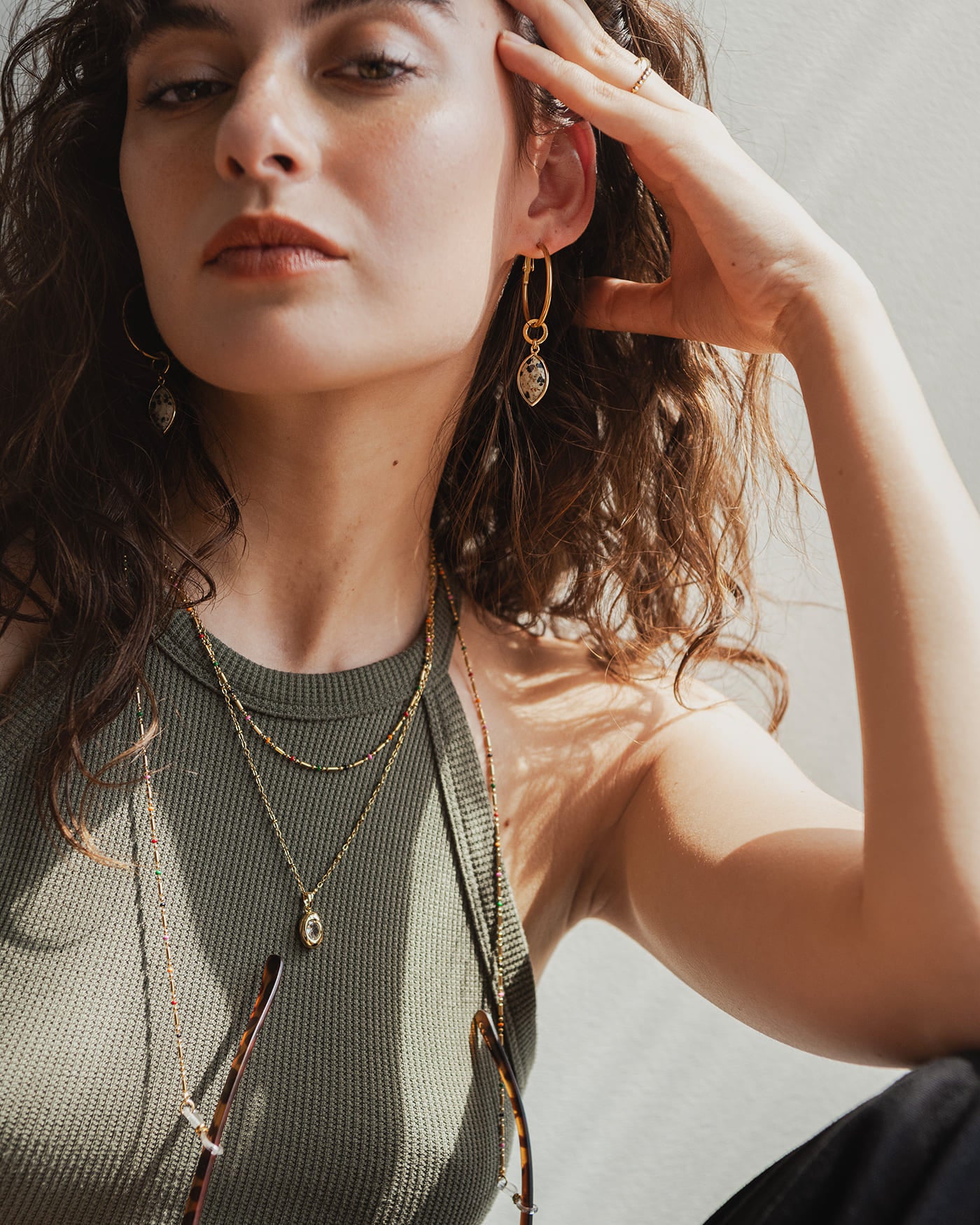 Iris Gold Glasses Chain