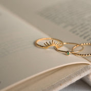Nazar Solid Gold Ring
