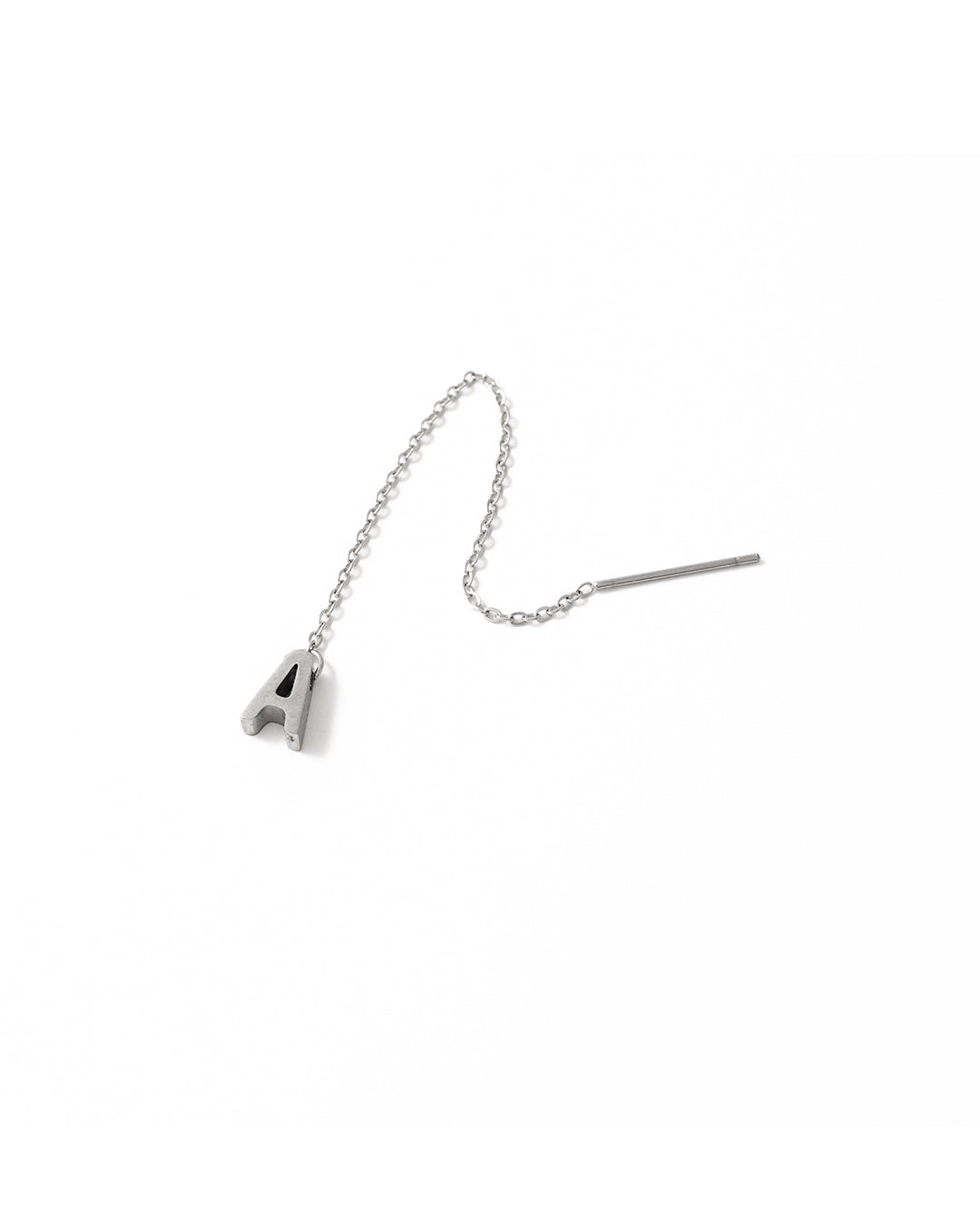 Beto Single Silver Earring