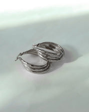 Triplet Silver Earrings