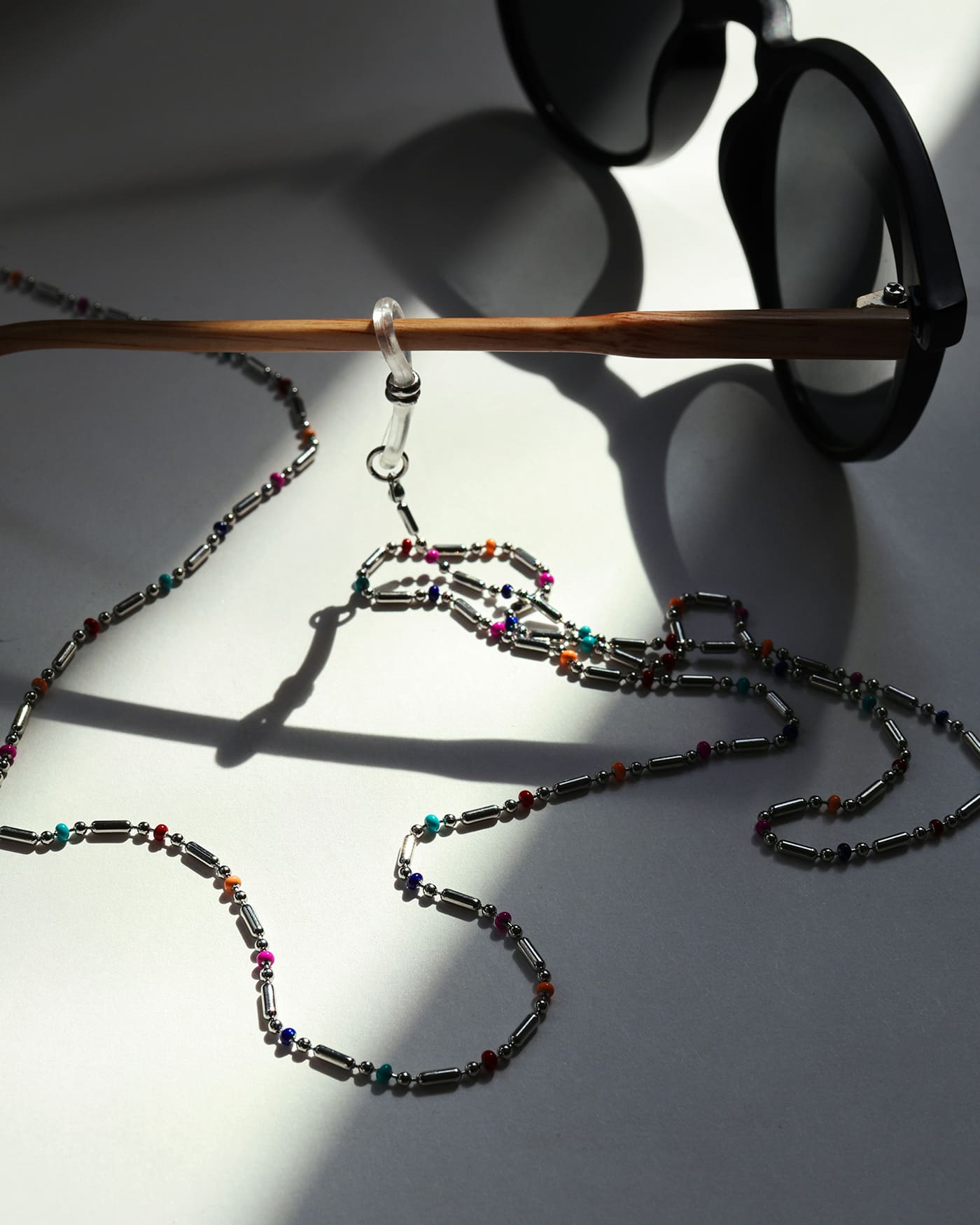 Iris Silver Glasses Chain
