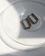 Duet Two-Tone Earrings