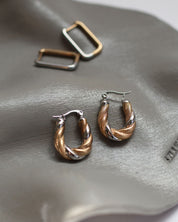 Alliance Two-Tone Earrings