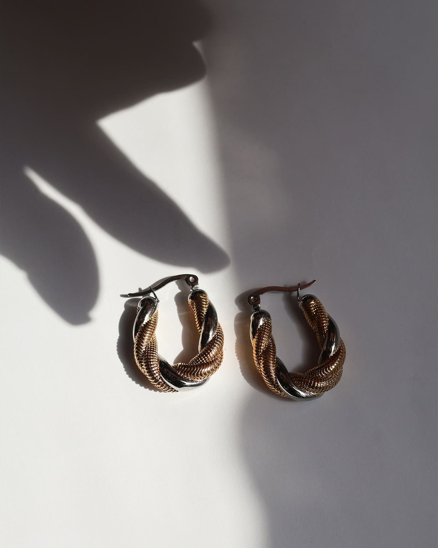 Alliance Two-Tone Earrings