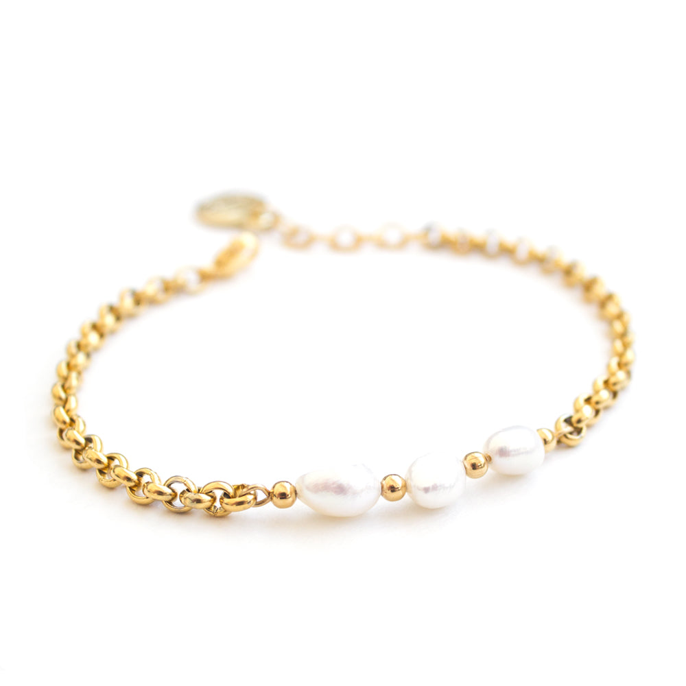Ivory Gold Bracelet