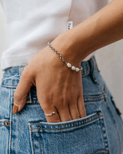 Ivory Silver Bracelet