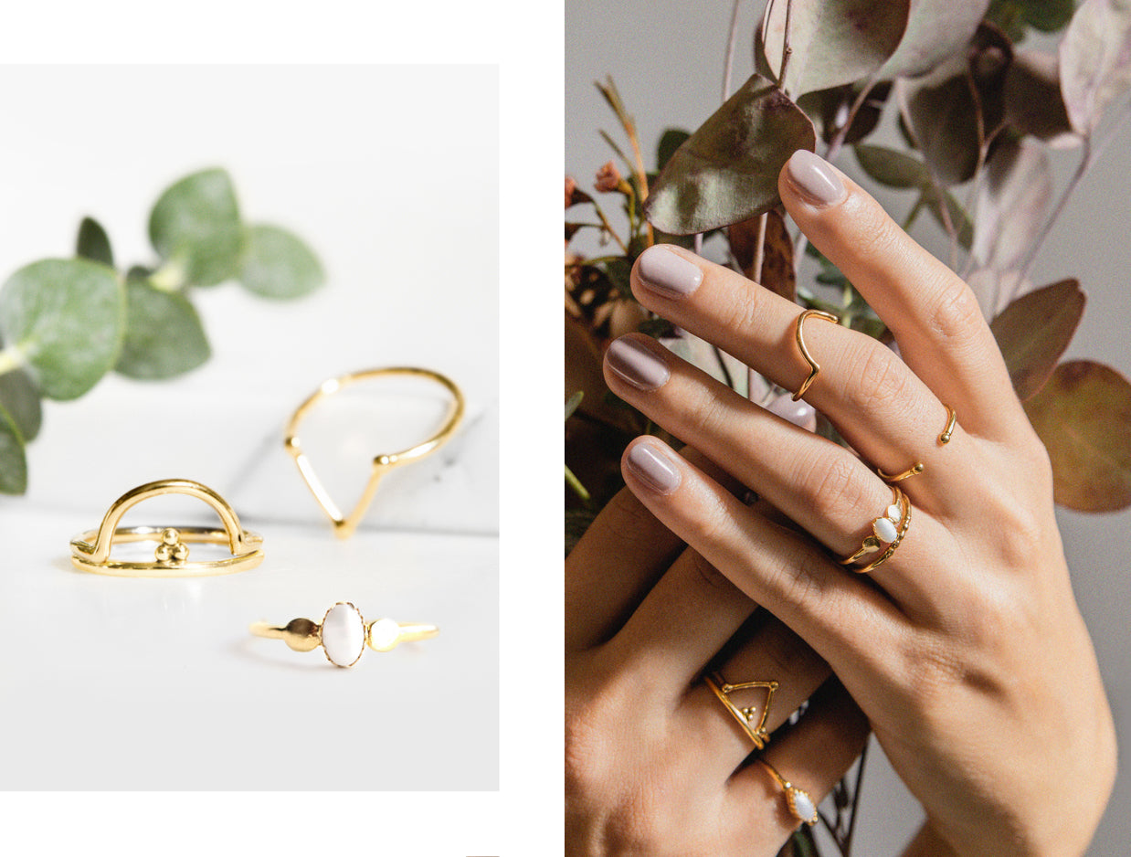 Rings - Bacchus - Gold • wellDunn jewelry — Handmade in Montreal