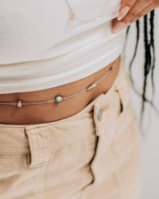Medusa Silver Belly Chain