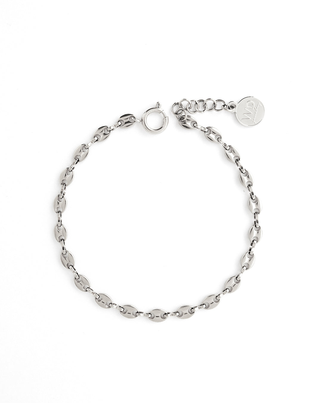 Caffe Silver Anklet