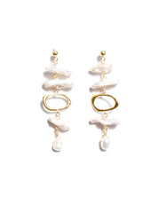 Biwa Gold Earrings