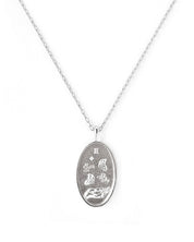 Gemini Silver Zodiac Necklace
