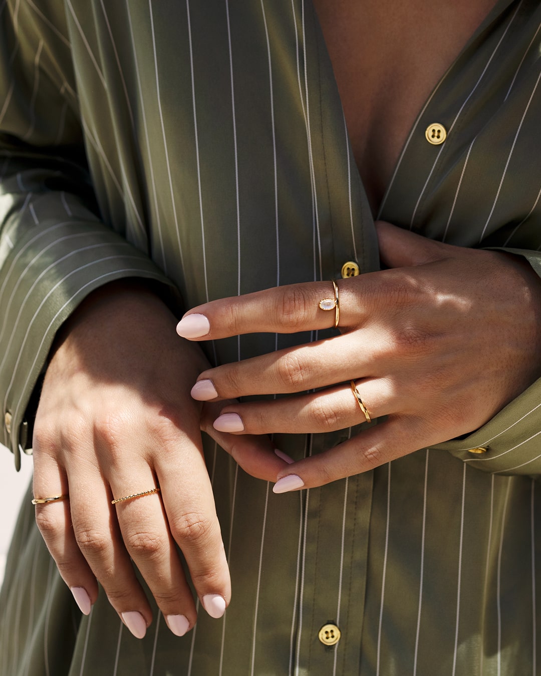 Helix Gold Ring