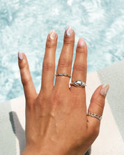 Helix Silver Ring