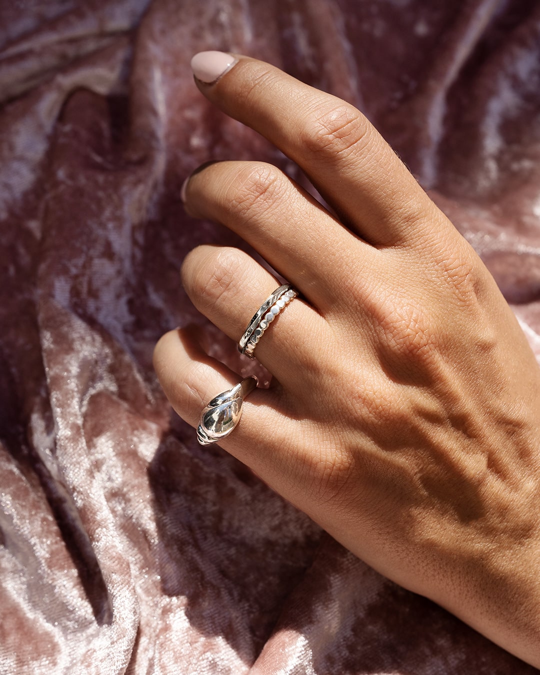 Helix Silver Ring