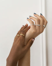 Fuso Silver Ring