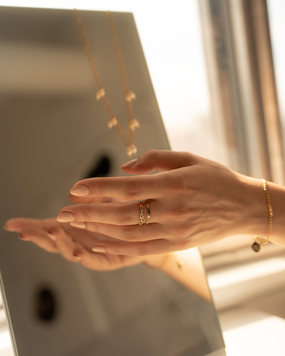 Link Gold Ring
