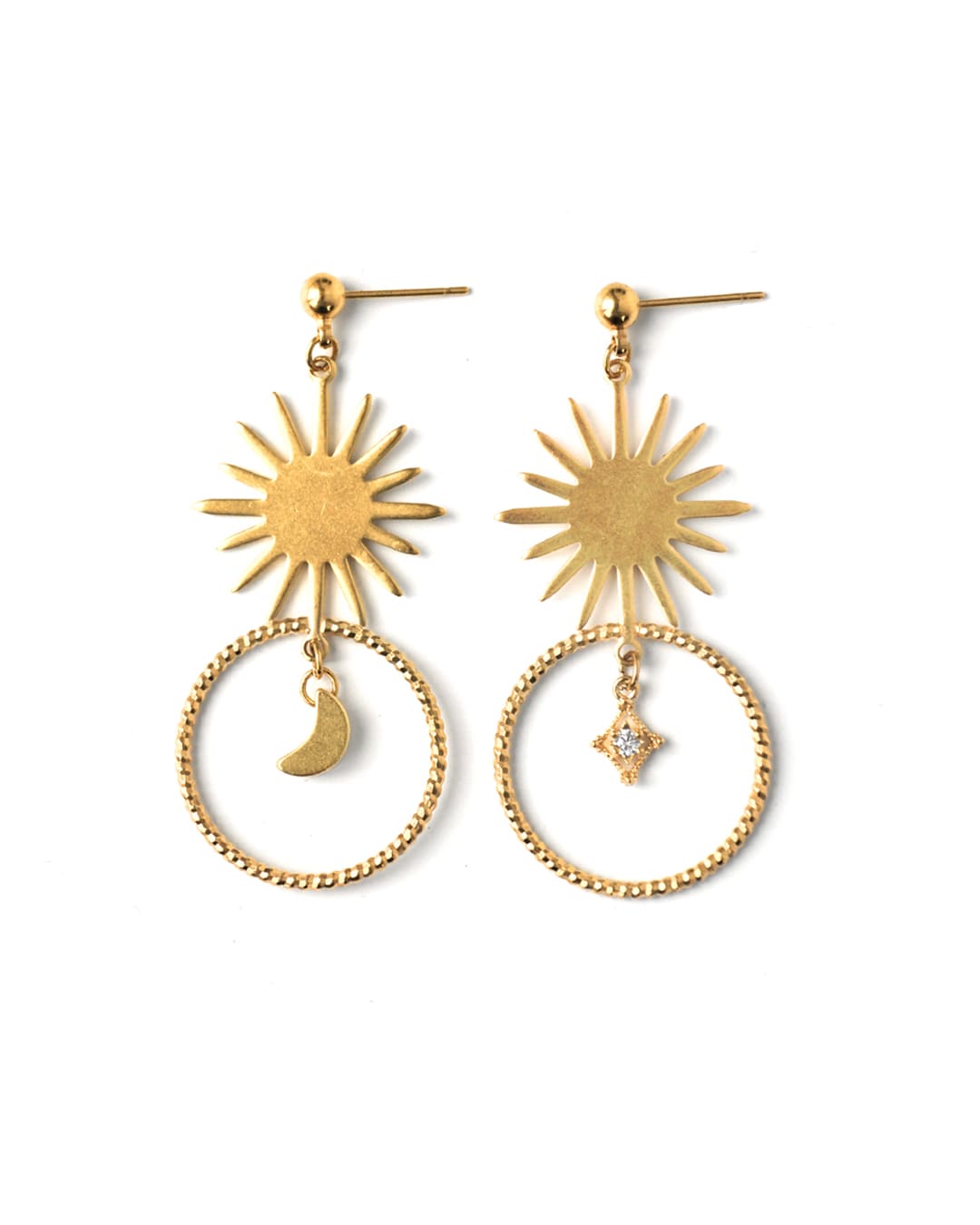 Nebula Gold Earrings