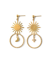 Nebula Gold Earrings
