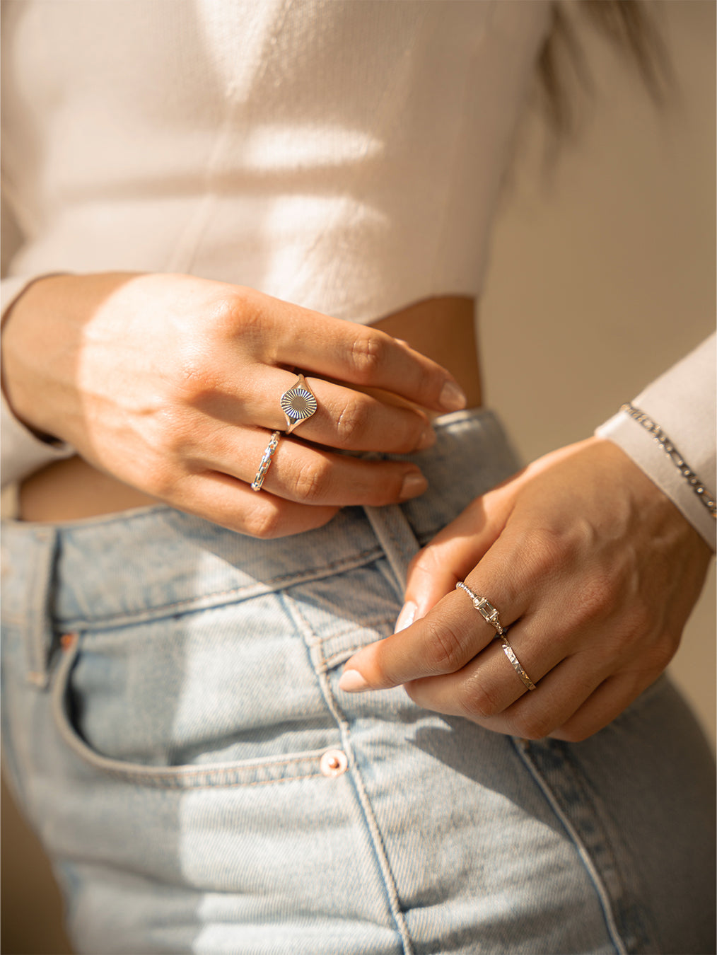 Sauge Silver Ring