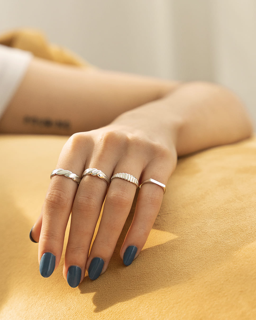 Fuso Silver Ring