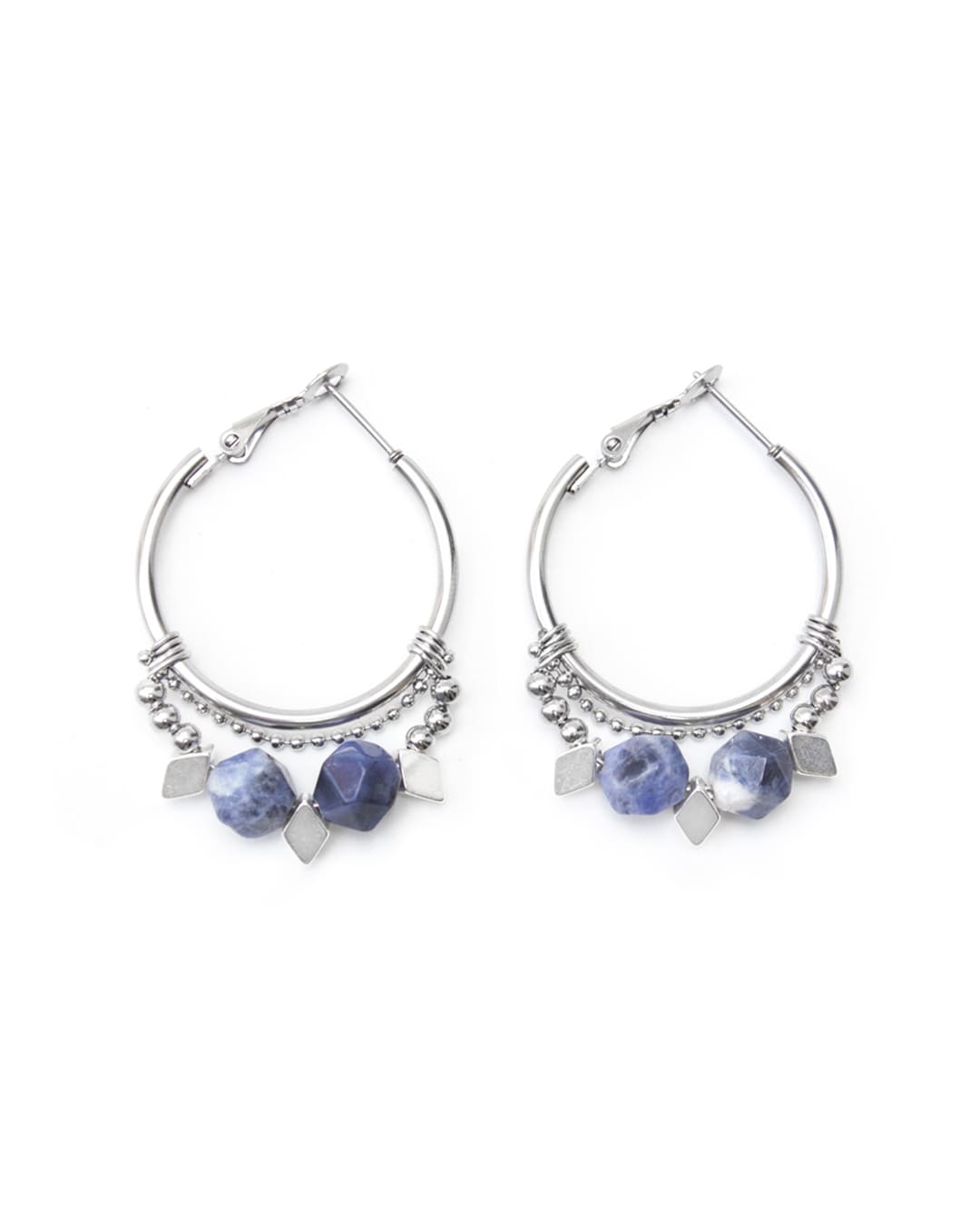 Zenith Silver Earrings