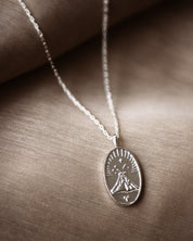 Aries Silver Zodiac Necklace