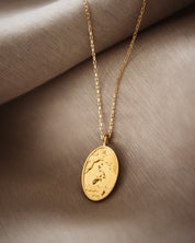 Pisces Gold Zodiac Necklace