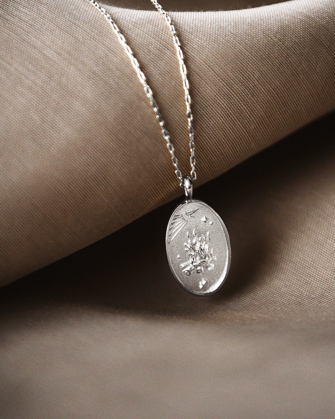 Sagittarius Silver Zodiac Necklace