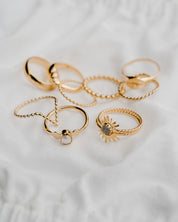 Solar Gold Ring