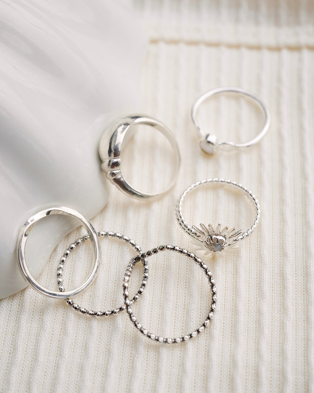 Solar Silver Ring