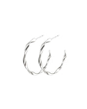 Twist Silver Earrings