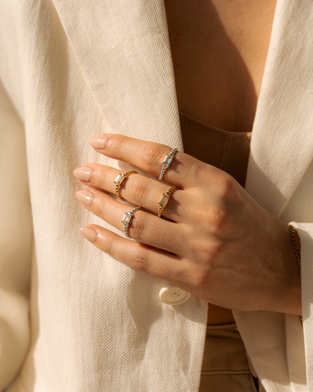 Sauge Silver Ring