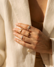 Sauge Silver Ring