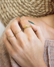 Nazar Gold Ring