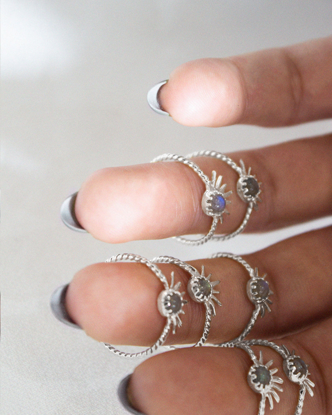 Solar Silver Ring