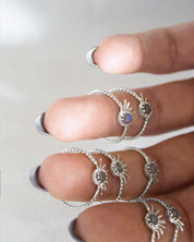 Solar Silver Ring