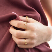 Omega Bague Or Vermeil