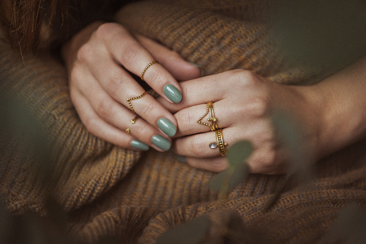 Rings - Peak - Gold • wellDunn jewelry — Handmade in Montreal